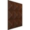 Ekena Millwork 19 5/8in. W x 19 5/8in. H Benson EnduraWall Decorative 3D Wall Panel Covers 2.67 Sq. Ft. WP20X20BEDRU - alternate 5